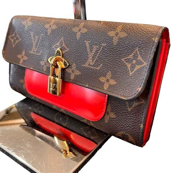 Louis Vuitton Handbags - Louis Vuitton Flower Lock Monogram Wallet